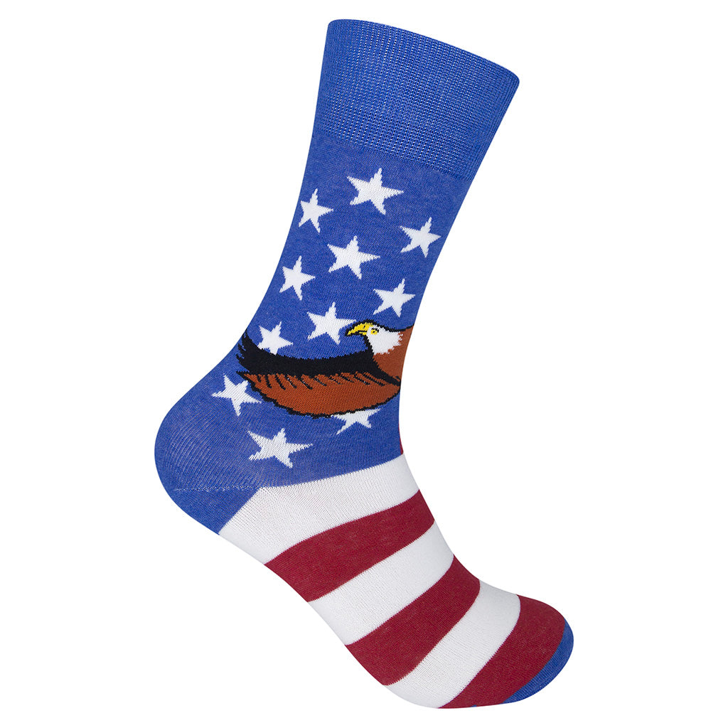 Adam Turman "Fly High Old Glory" American USA Flag Socks