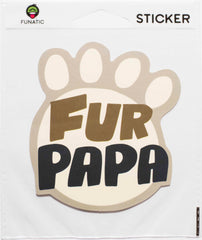 Fur Papa Sticker