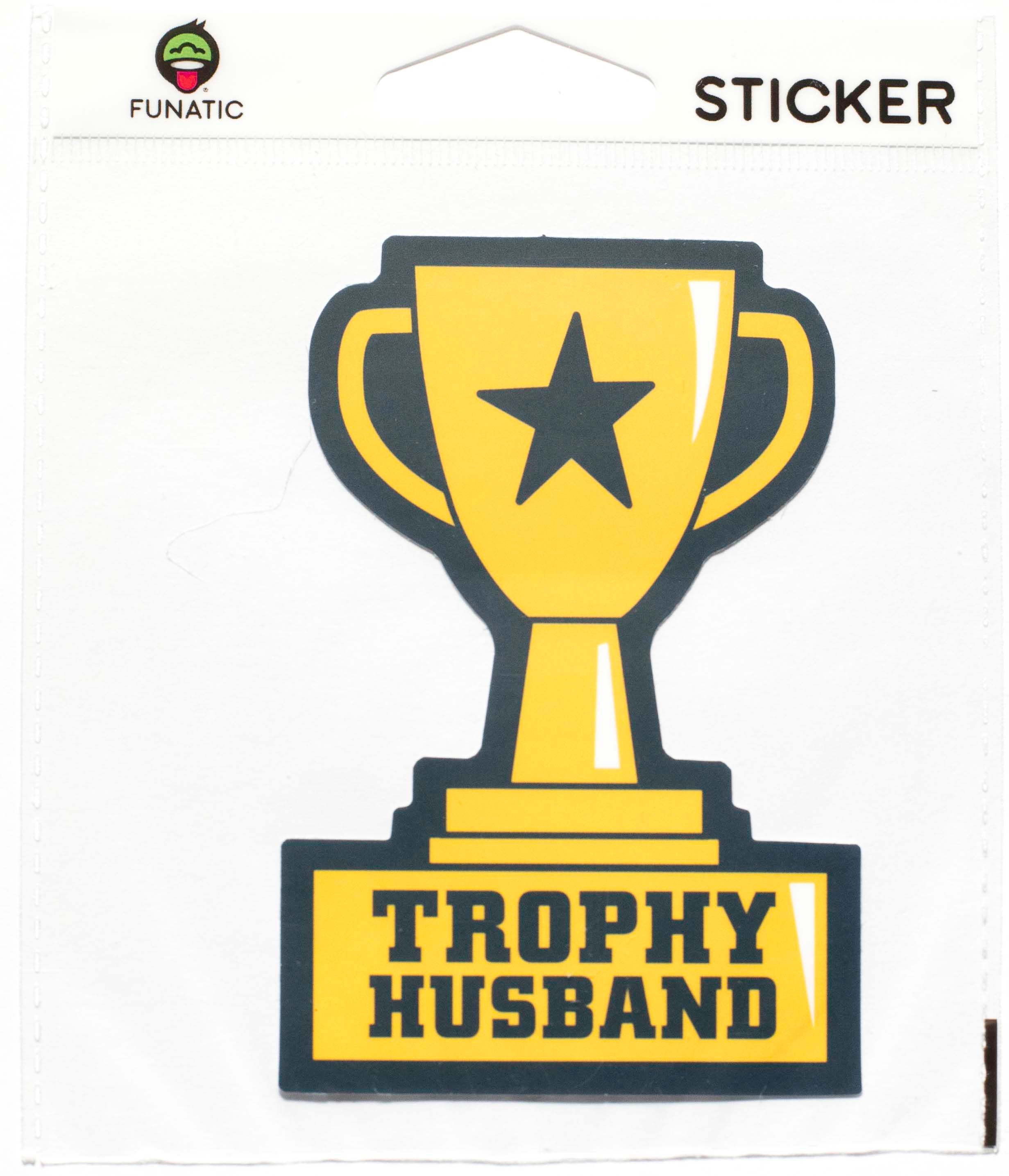 Trophy Husband Sticker