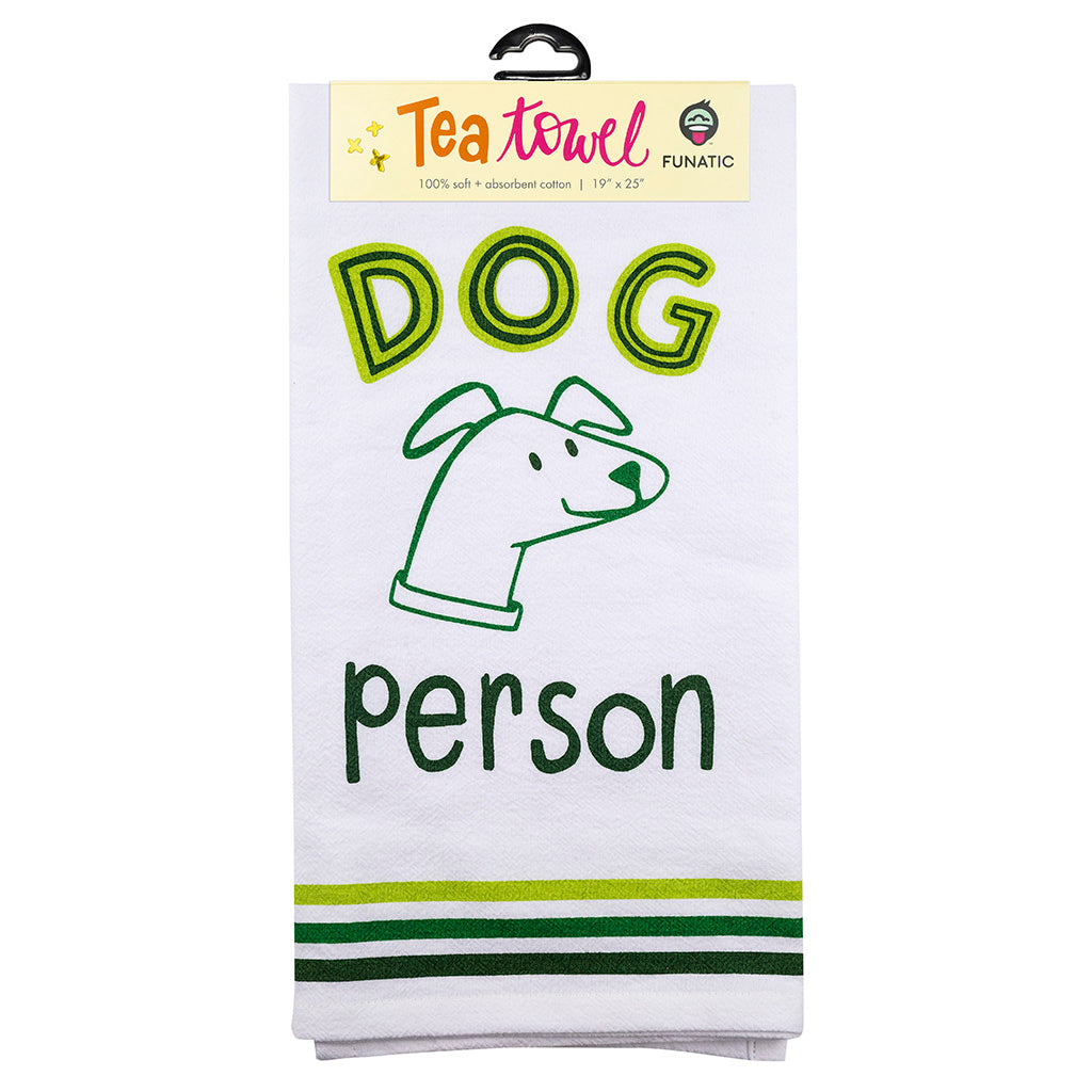 Dog Person Tea Towel