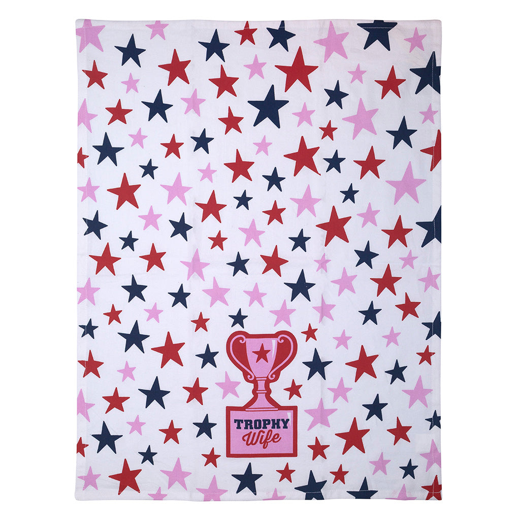 Trophy Wife Tea Towel