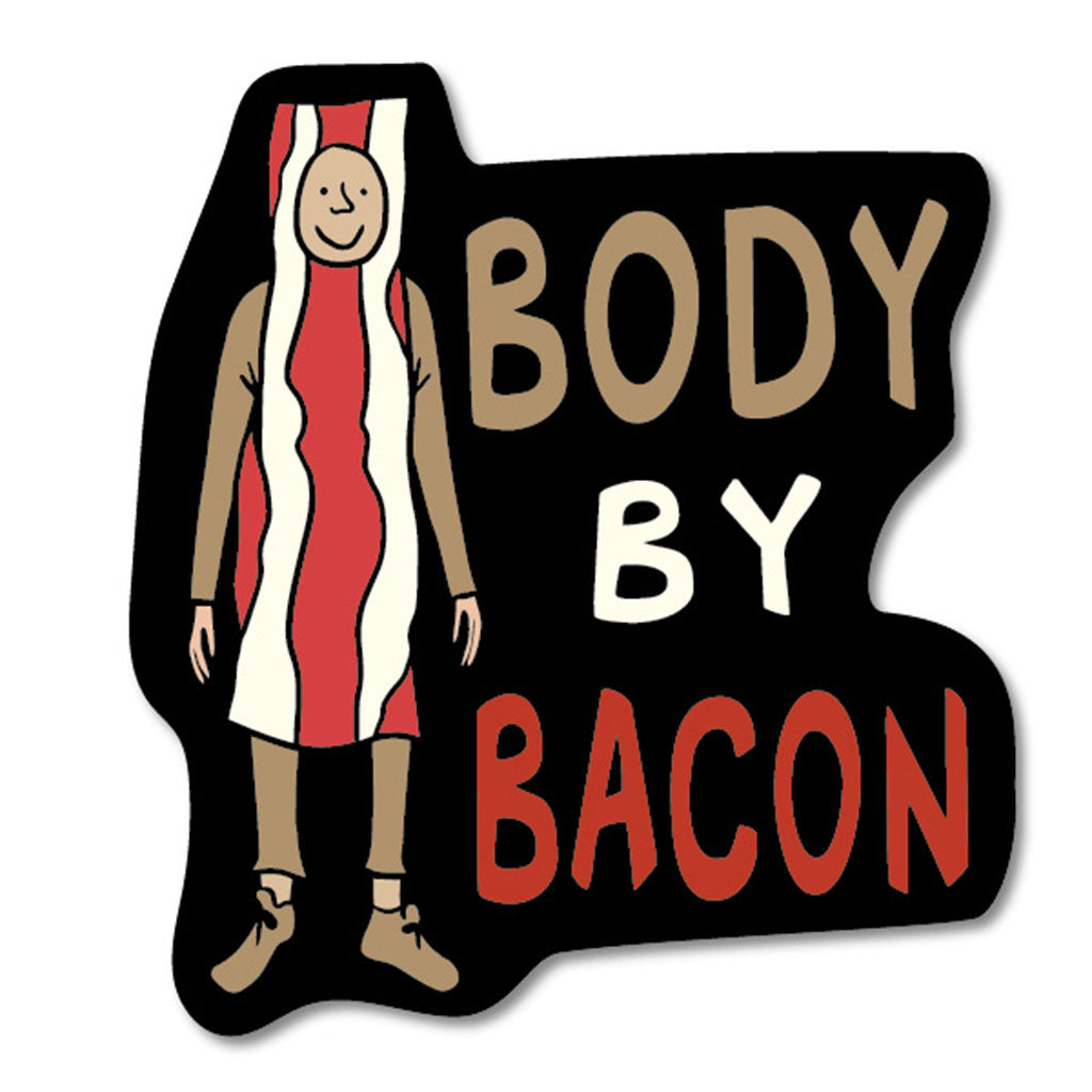 Body By Bacon Sticker