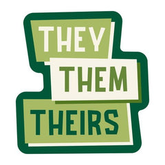 They/Them/Theirs Sticker
