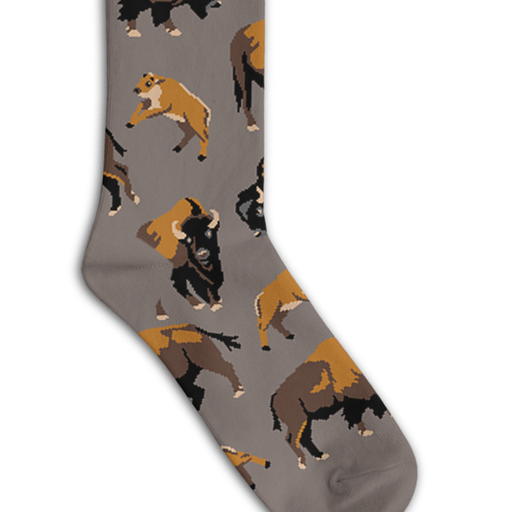 Bison/American Buffalo Socks